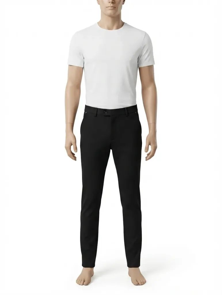 [202401060] Pantalon Homme Premium (Noir, 30)