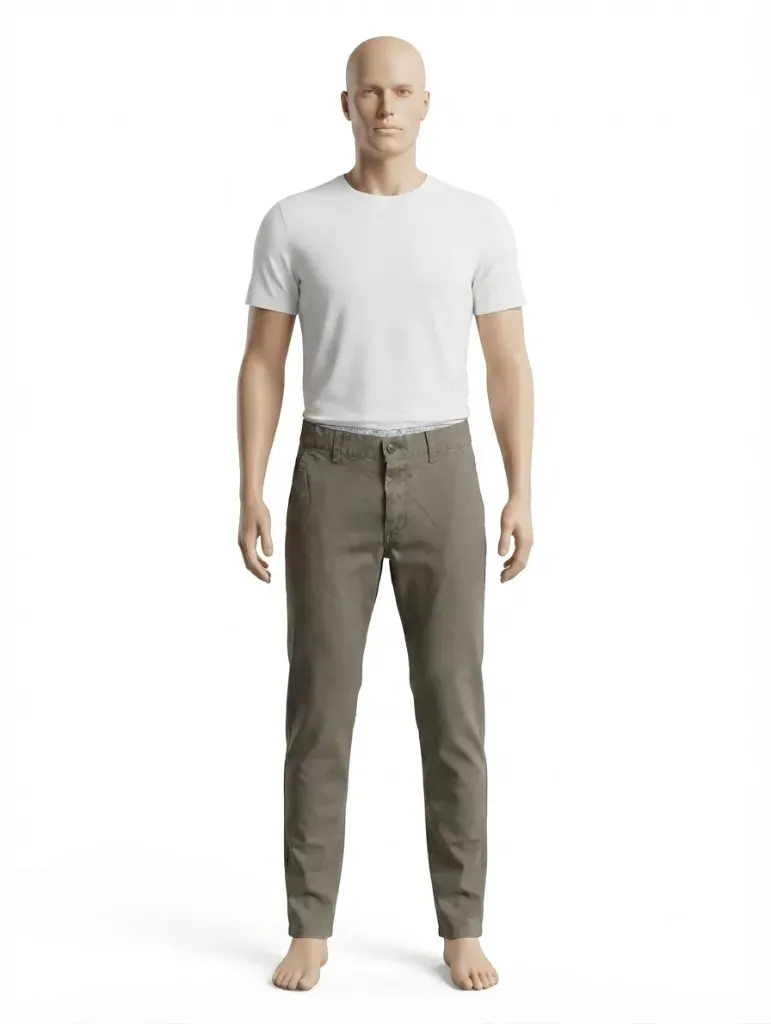 [202401395] Pantalon Homme Premium (Noir, 30)