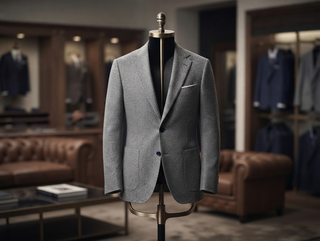 [202401376] Veste Blazer Homme (Gris Chine, 46)