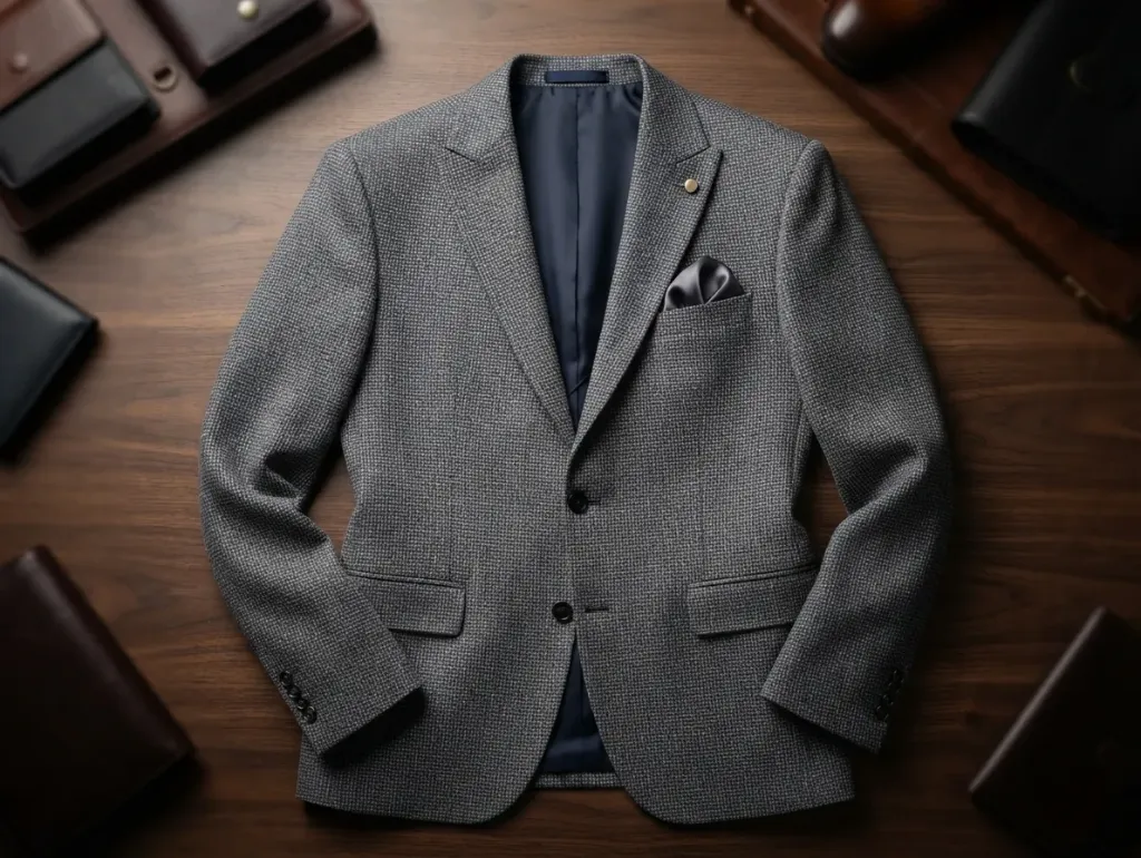 [202501884] Veste Blazer Homme (Noir, 46)