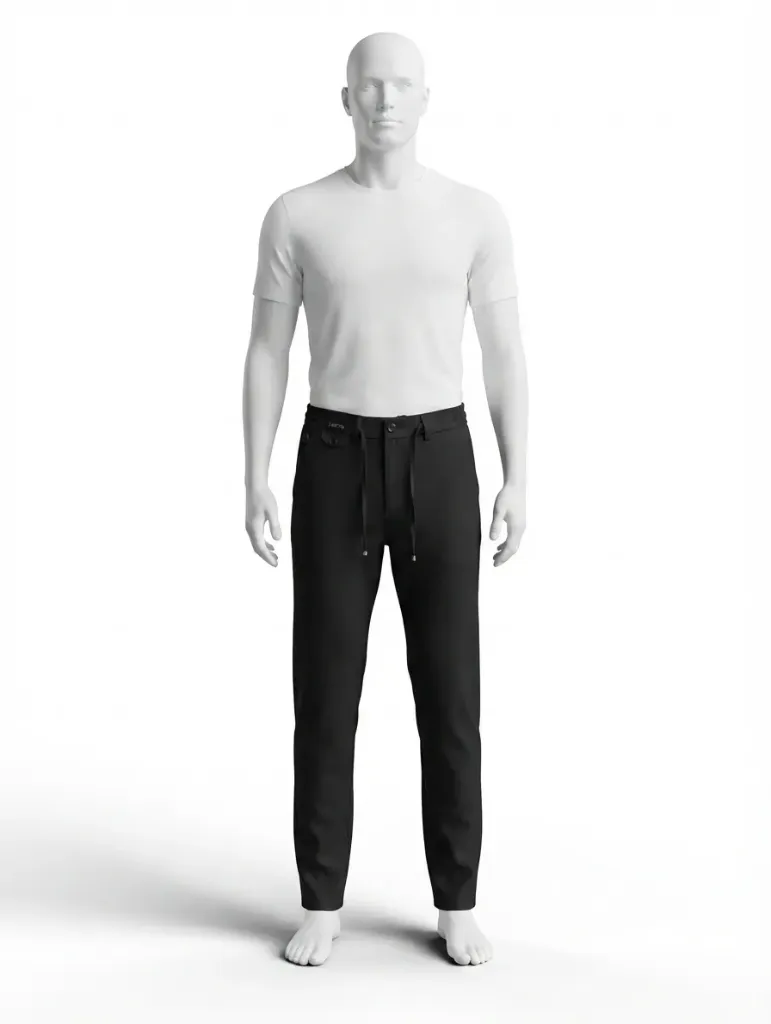 [202601982] Pantalon Homme Premium (Noir, 30)